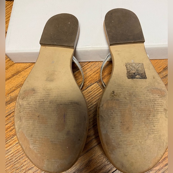 Turquoise starfish - flat sandals - size 6 - Picture 2 of 2